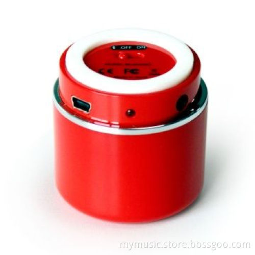 Portable Bluetooth Mini Speaker with Heavy Bass, Suitable as Gift, Made of ABS Case Material